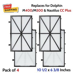 Robotic Pool Cleaner Filters Replacement for Dolphin M400/M500 Nautilus CC Plus