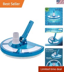 Weighted Pool Vacuum Head – Transparent Design for Effortless Cleaning