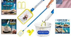 Lightweight Pool Skimmer with Handle