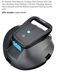 X1 Robotic Pool Vacuum, Cordless Pool Cleaner with 120 Mins Runtime, Auto-Par…