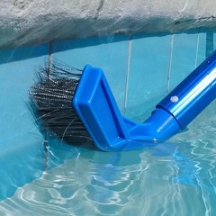 Stainless Steel Pool Brush Set & Pumice Stone for Rust Stains & Calcium Removal