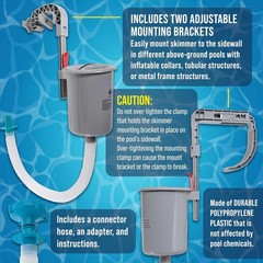 Pool Skimmer – above Ground Pool Skimmer, Floating Surface Skimmer, Accessories