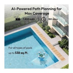 BuBlue BuVortex V5 Robotic Pool Skimmer Surface Cleaner
