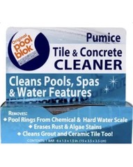 Original Pool Blok Pumice Tile & Concrete Cleaner: Cleans Pools, Spas. 5 Bars.