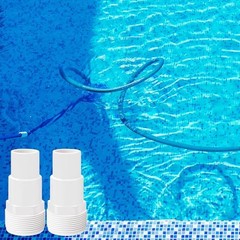 Pool Hose Adapter of 1-1/4&Prime; to 1-1/2&Prime; with Plumbers 2-pack with accessories