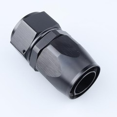 -20 AN Straight Swivel Hose End Fitting Aluminum Black 20AN Straight – Black