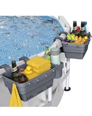 Poolside Storage Basket Above Ground Pools Above Ground Pool Box S