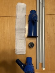 Pool Spa Fountain Hot Tub Mini Jet Vac Vacuum Cleaner Brush Tool w/bag And Pole