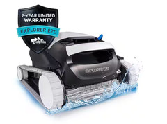 Maytronics Dolphin Explorer E20 Robotic Pool Cleaner w/ Caddy Power Supply Box