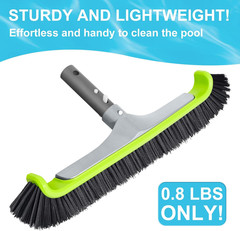 Upgraded Pool Brush Head for Cleaning Pool Walls,Heavy Duty
