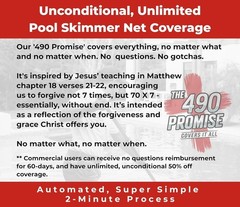 17” Silt Net Pool Skimmers for PROS – 6 Pack – “490 Promise” Unlimited