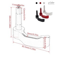 Thumb Throttle Lever CNC Aluminum Replacement Compatible with Polaris red