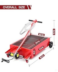 20 Gallon Electric Oil Drain Pan with 110V 180W Pump – 20Gal Electric