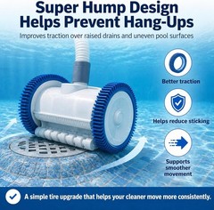 2 Pack 896584000-143 Blue Front Tire Kit with Super Hump, Compatible with Hay…