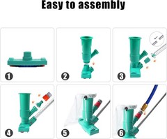 Eco-Friendly Pool Spa Mini Jet Vac – Efficient Vacuum Cleaner with 56.5 » Pole