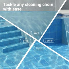 Lightweight Above Ground Pool Vacuum with 2 Brush Heads – Effortless Cleaning