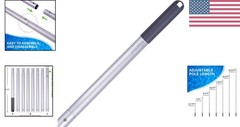 Rust-Resistant 10.5 Foot Pool Cleaning Pole – Compact & Universal Fit