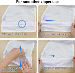 Nylon Mesh K13 Pool Cleaner Bags,Bag Zipper Replacement for Polaris 280