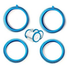 Pool Cleaner Front Tire and Rear Tire (Combo) 2PK Front Tire + 2PK Rear Tire