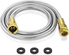 Heavy Duty Stainless Steel Garden Pool Hose No-Kink Flexible Water Pipe Outdoor