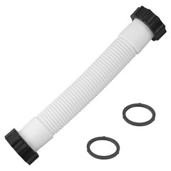 11388 Pool Sand Filter Pump Hose – 14 Inch 14 (11388), White, Black