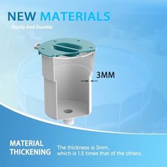 Surface Float Skimmer Upgrade 2025 and 2026 Year () 8 INCH Turquoise