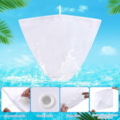 4 Pcs Pool Cleaner Fine Filter Bag Pool Spa Part Replacement Compatible with Aqu