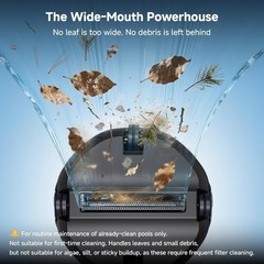 PF1 Cordless Pool Vacuum Cleaner Robot for Above & In-Ground Pools