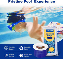 150 Pack Pool Skimmer Socks for Filters Baskets – Swimming Pool Accessories