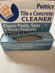 ORIGINAL POOL BLOK PUMICE TILE & Concrete Cleaner Cleans Pools, Spas Etc.