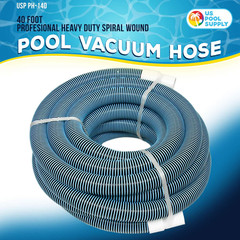 Pool Vacuum Hose 1.5 in x 40 ft Heavy Duty Swimming Pool Cleaner Replacement