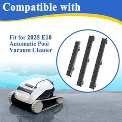 6Pcs Rubber Strips for Automatic Pool Vacuum Cleaner, Bottom Brush Replacement S