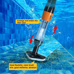3 in 1 Cordless Rechargeable Pool Vacuum, Handheld Pool Cleaner Ideal for Spas,