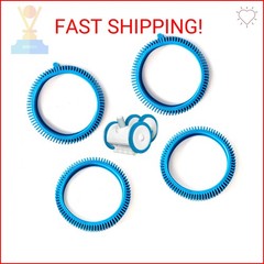 AR-PRO Pool Cleaner Front Tire and Rear Tire Combo Kit, Compatible with Poolverg