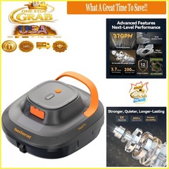 Planet Pro Cordless Robotic Pool Cleaner 200 Min Runtime Dual Brushless Motors