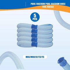 5PCS Fit Mx6 Mx8 Pool Cleaner Lock Hose Replacement Set Pool Cleaner Hose