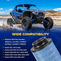 Philtop Powersports Air Filter, Replacement polaris air filter 1241084 for