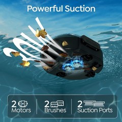 Cordless Pool Vacuum Robot – Efficient Cleaning Performance