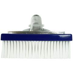 5.5 In. Swimming Pool Bristle Brush Head with Aluminum Handle