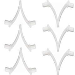 6 Pack Pool Pole Butterfly Clips Replacement for Skimmer Brush Vacuum Head