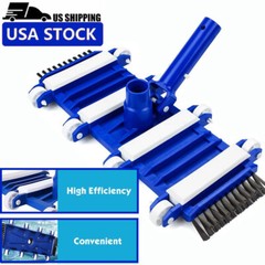 Swimming Pool Vacuum Head 14&Prime; Brushes Above Ground Sweeper Spa Cleaner Brush