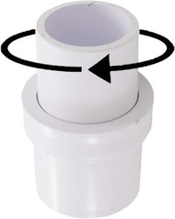 1-1/2&Prime; Pool Vacuum Head Swivel Adapter Connector for Manual Vac Vacuum Head