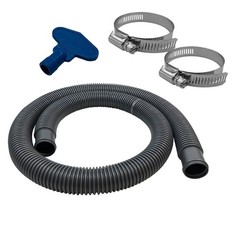 Puri Tech Durable Pool Filter Hose, Above Ground, 2 Hose Clamps, 1.5 in x 6 ft