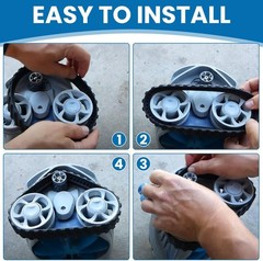 2 Pool Cleaner Tire Track For Zodiac MX8 MX6 Heavy Duty Rubber Exact Wheel Belts