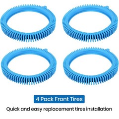 Replacement Tires with Super Hump | Compatible with Poolvergnuegen 8965840001…