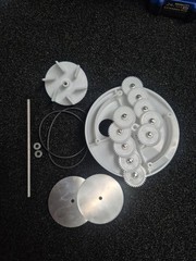 Complete Pentair/A&A 2&Prime; Low Profile 6Port TValve Rebuild Gear Kit 230069 (C310)