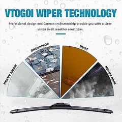 OEM Windshield Wiper Blades Replacement for Kia Telluride 2020 2021 2022 2023