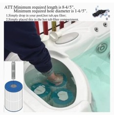 3 Pack Hot Tub Joy Mineral Ion Cartridge Filters Brings Crystal Clean Water