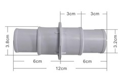 ATIE 1-1/4&Prime; or 1-1/2&Prime; Coupling Adapter for Pool Hose