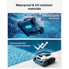 MAMMOTION Pool Vacuum Robot SPINO E1 Wall Floor Waterline Special